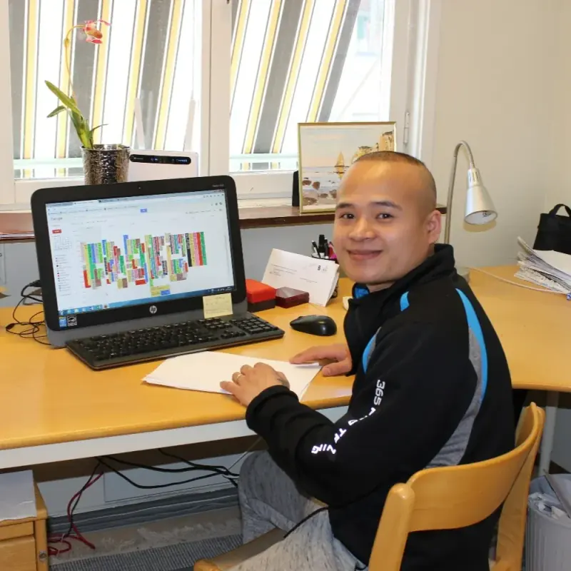 Handtaget städning inomhus