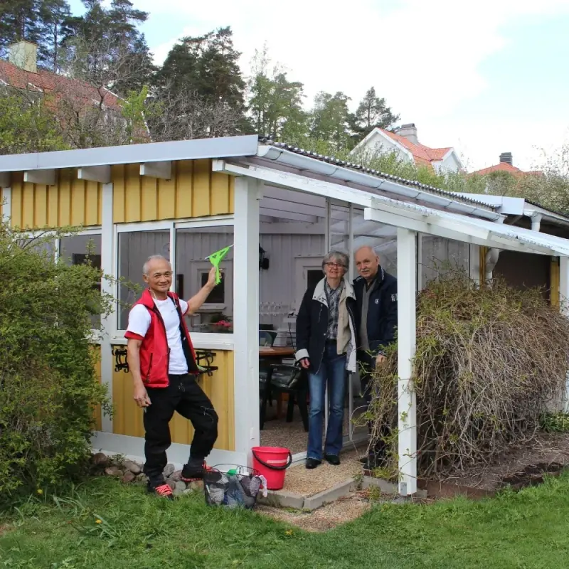 Handtaget städning kök